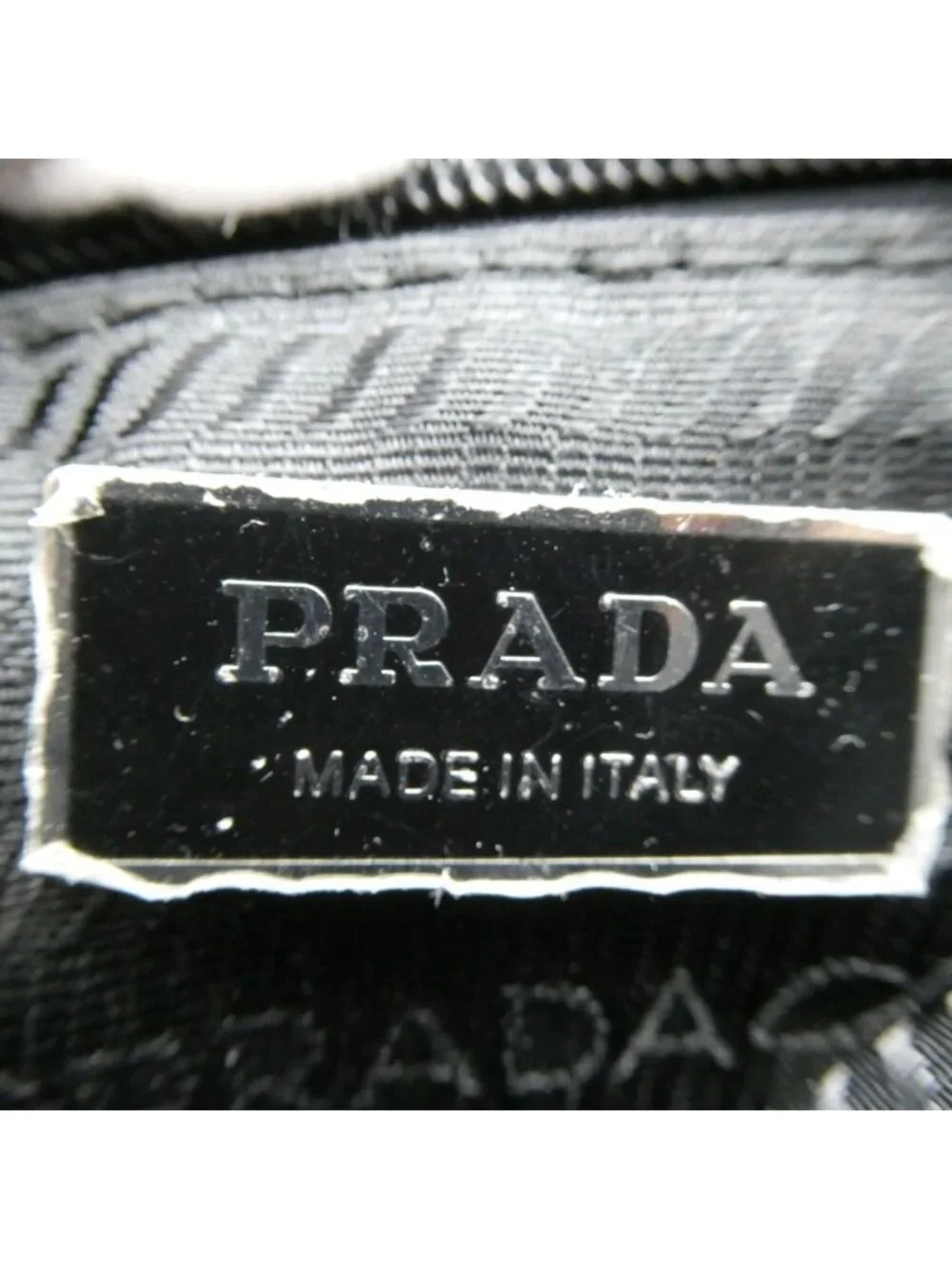 Prada Shoulder Bag Nylon Triangle Logo
